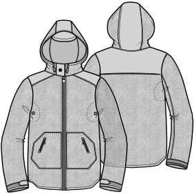 Fashion sewing patterns for MEN Jackets Nautical Jacket 613